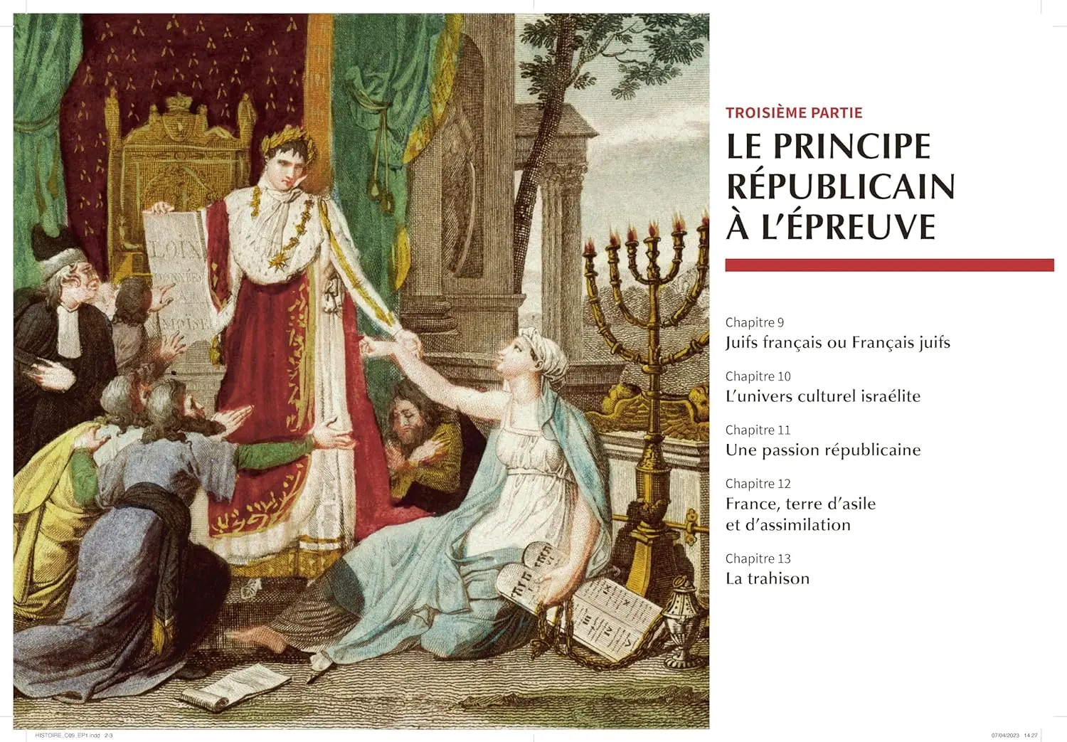 Histoire juive de la France. le principe republicain